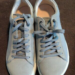 used Birkenstock Womens Bend Low Canvas Suede Sneaker Size 7.5 Regular Wide Gray